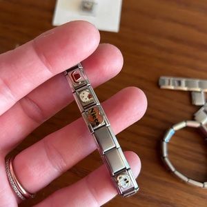 Italian charm bracelet. Minnie mouse hello kitty harley davidson to name a few